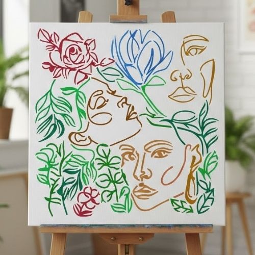 Soyut ve Bohem Stencil Modelleri